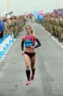 Jessica Augusto finishing the BUPA Great North Run.